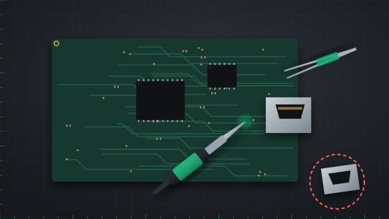 Illustration of an HDMI port being replaced on a console motherboard